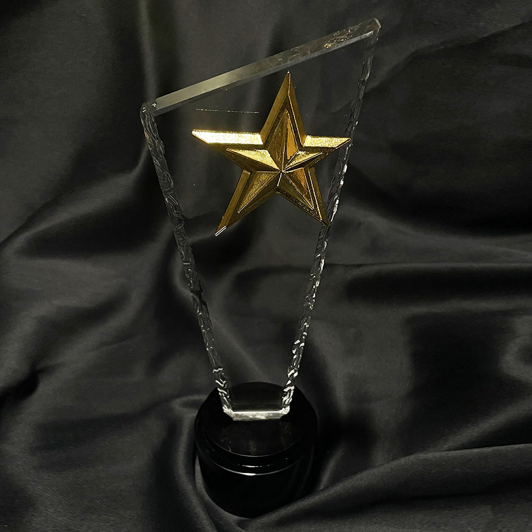 Trophées personnalisé avec logo - Trophées publicitaire- Casablanca